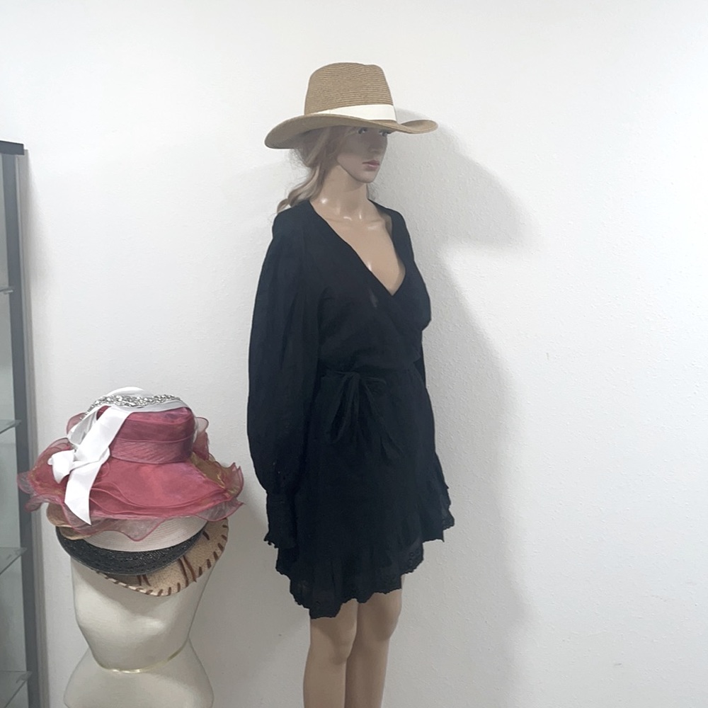Reformation Black Mini Dress